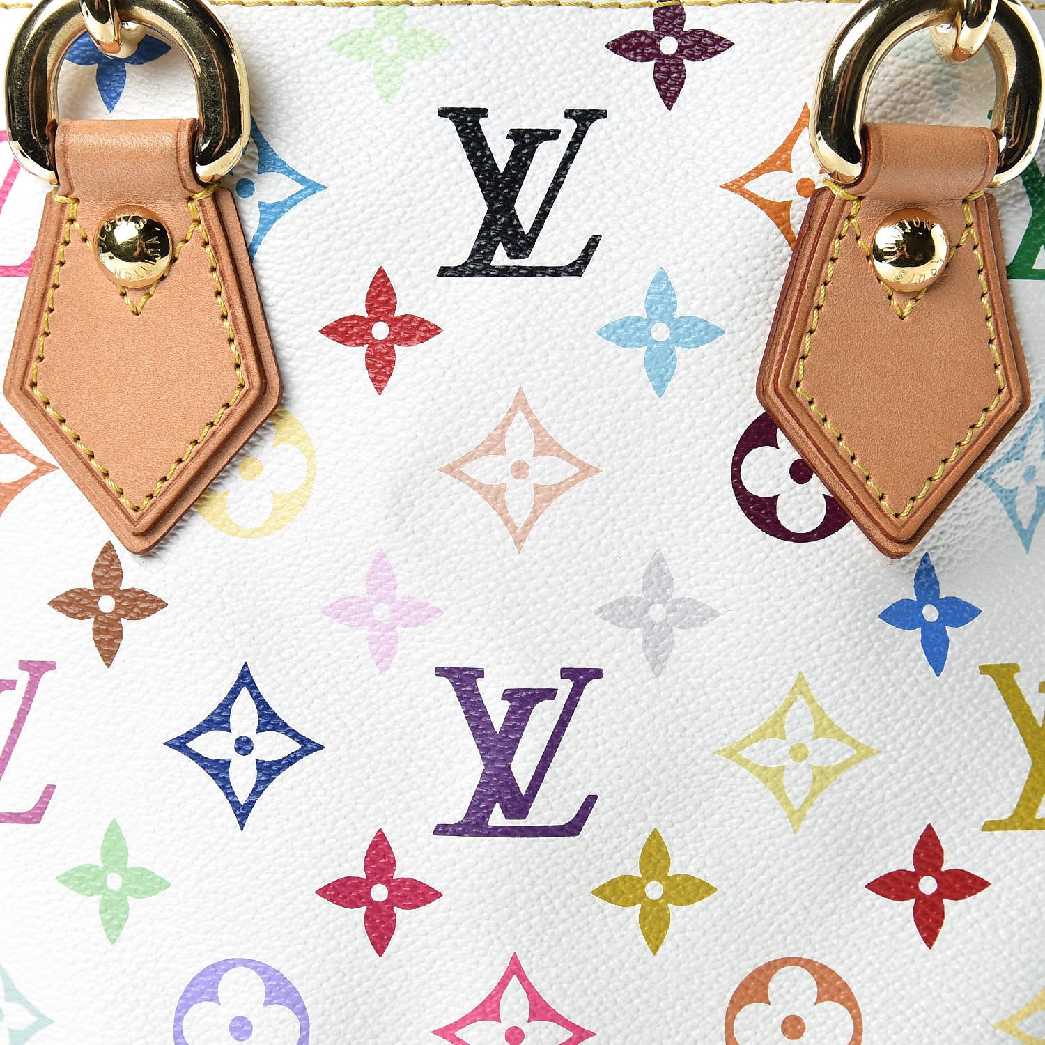 Louis Vuitton Monogram Multicolor Audra White 8 of 16