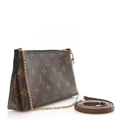 Louis Vuitton Monogram Pallas Clutch Black 3 of 12