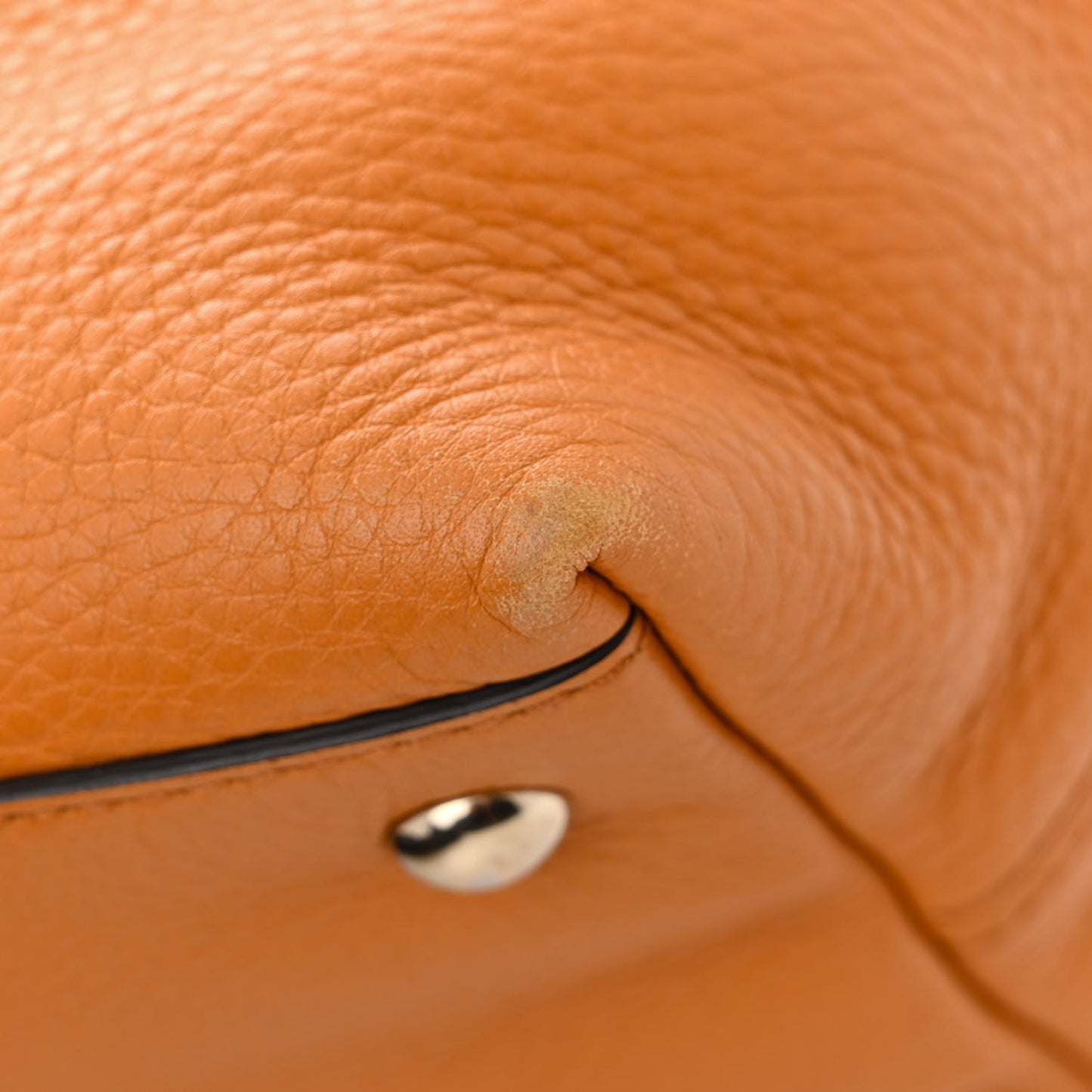 Cellarius Calfskin Small Soho Top Handle Satchel Curcuma