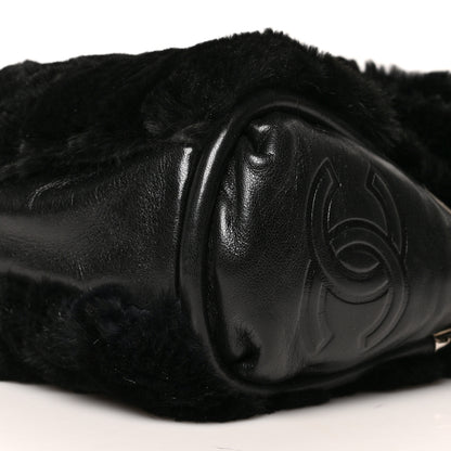 Chanel Fur Small Ultimate Soft Tote Black 9 of 9