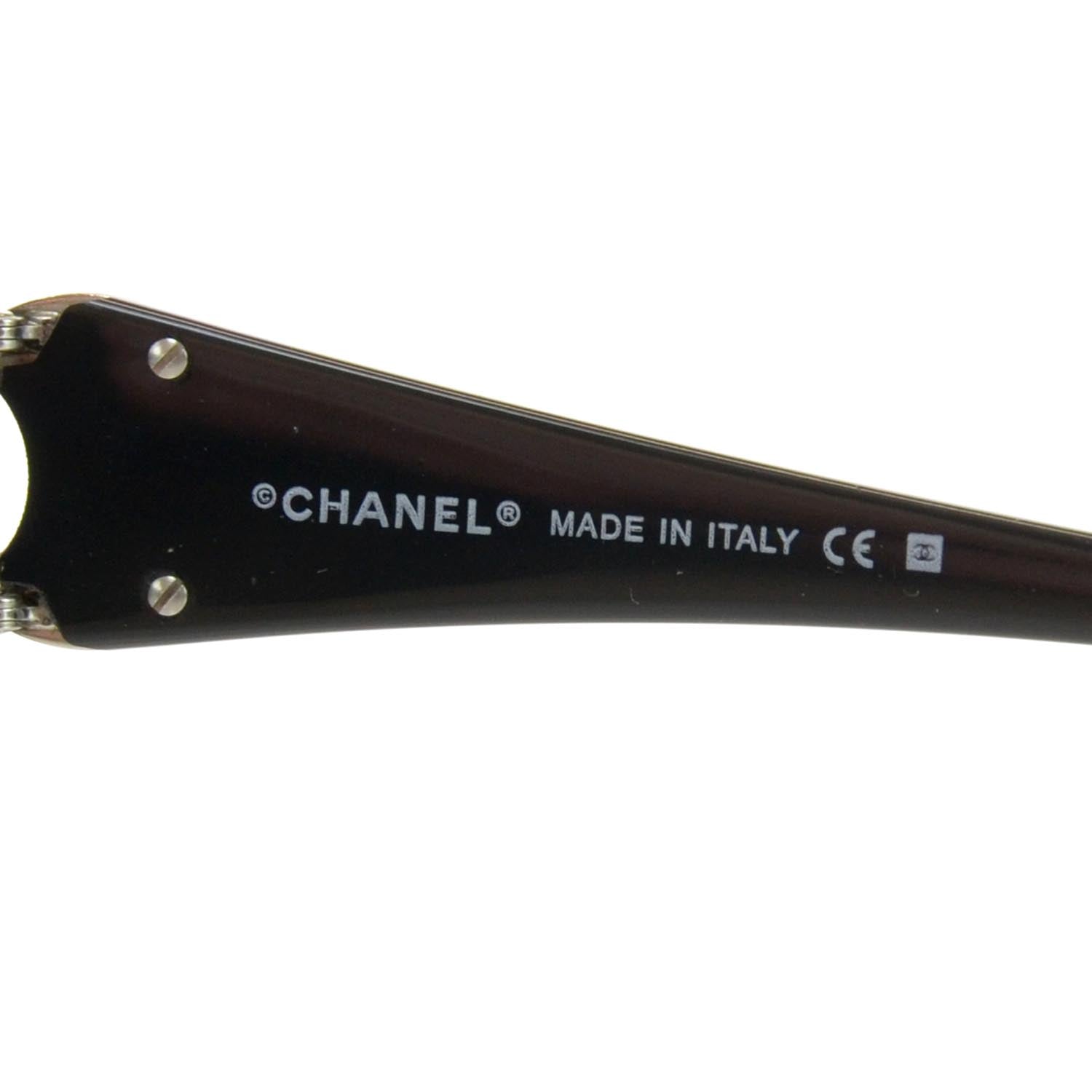 CHANEL シャネル 参考画像 Chanel Brown Tortoise Shell Oversized Frame CC Logo Sunglasses