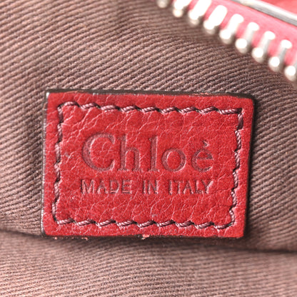 Chloe Grained Calfskin Small Paddington Crossbody  Dark Red 6 of 10