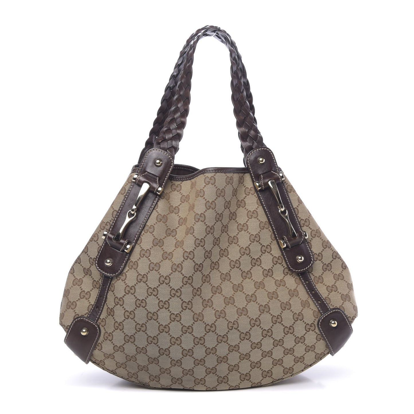 Monogram Medium Pelham Shoulder Bag Dark Brown