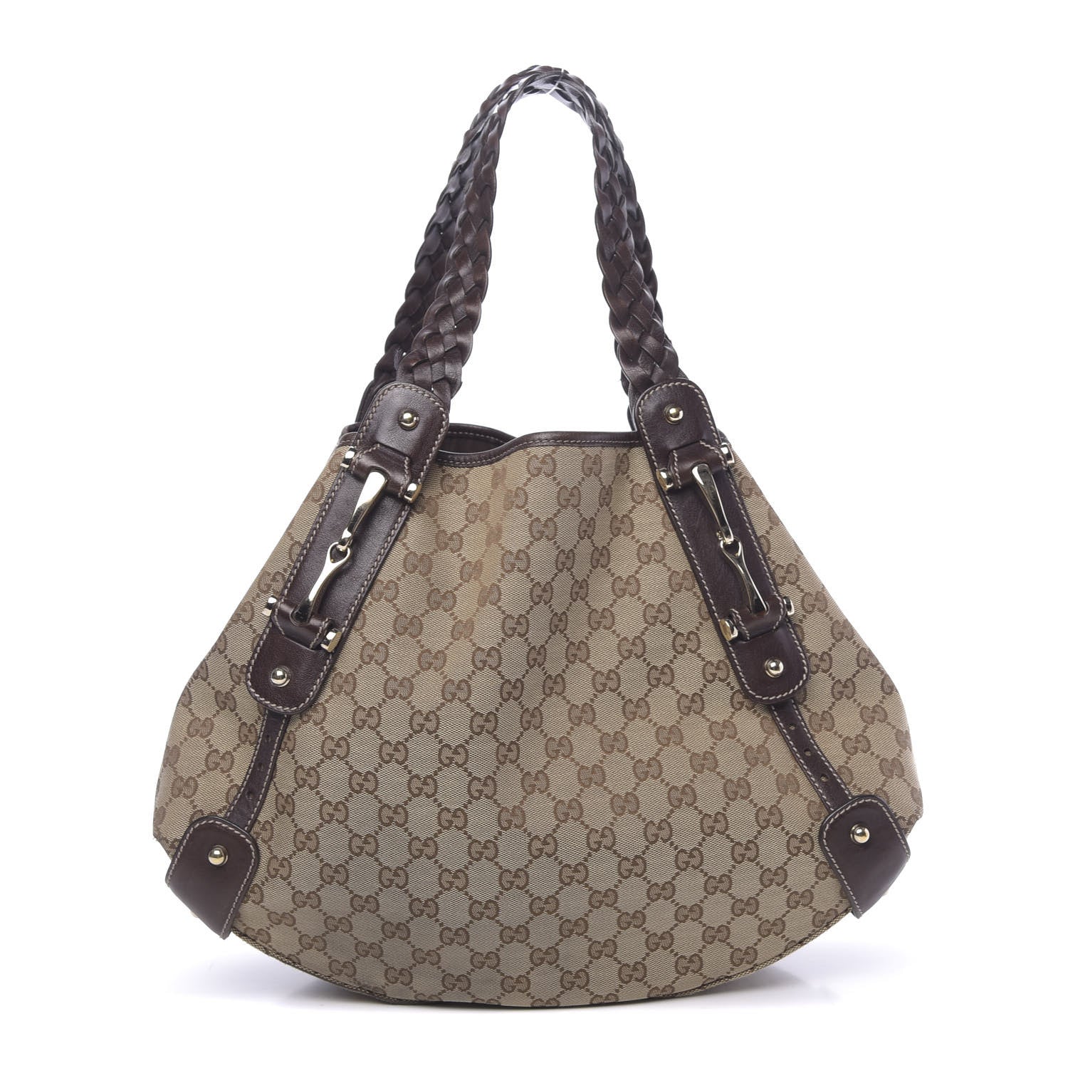 Gucci Monogram Medium Pelham Shoulder Bag Dark Brown 1 of 12