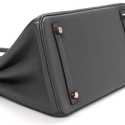 Hermes Togo BIRKIN 30 Etain 8 of 11