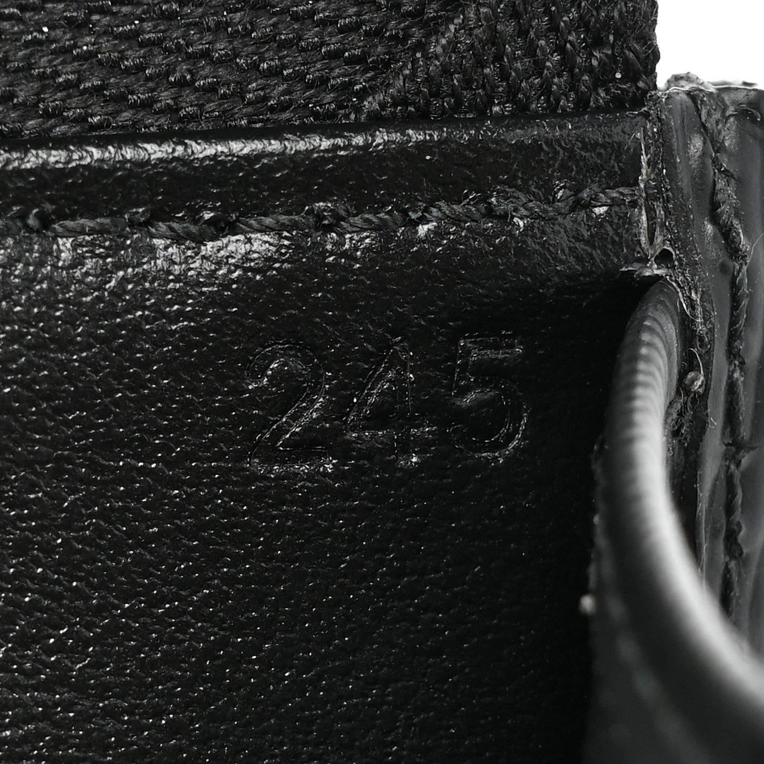 Prada Vitello Move Zip Around Keychain Black 7 of 9