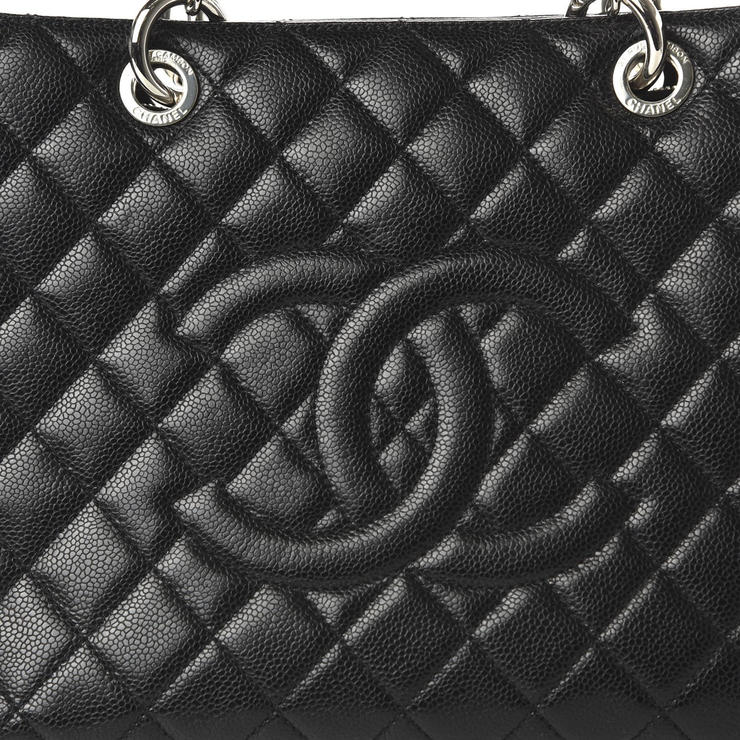 Chanel Caviar Quilted Grand Shopping Tote GST Black 10 of 10