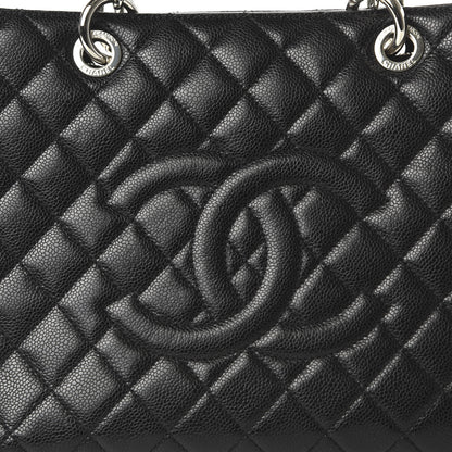 Chanel Caviar Quilted Grand Shopping Tote GST Black 10 of 10