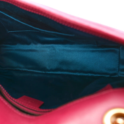 Gucci Velvet Matelasse Blind for Love Embroidered Medium GG Marmont Shoulder Bag Light Raspberry Rose Multicolor 5 of 11