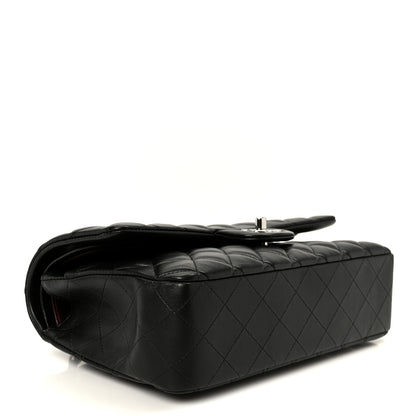 Chanel Lambskin Quilted Medium Double Flap Black 4 of 12