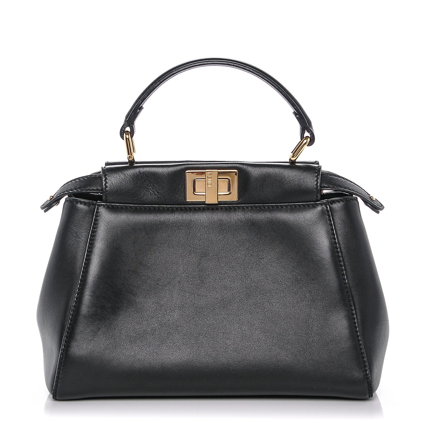 Nappa Mini Peekaboo Iconic Satchel Black