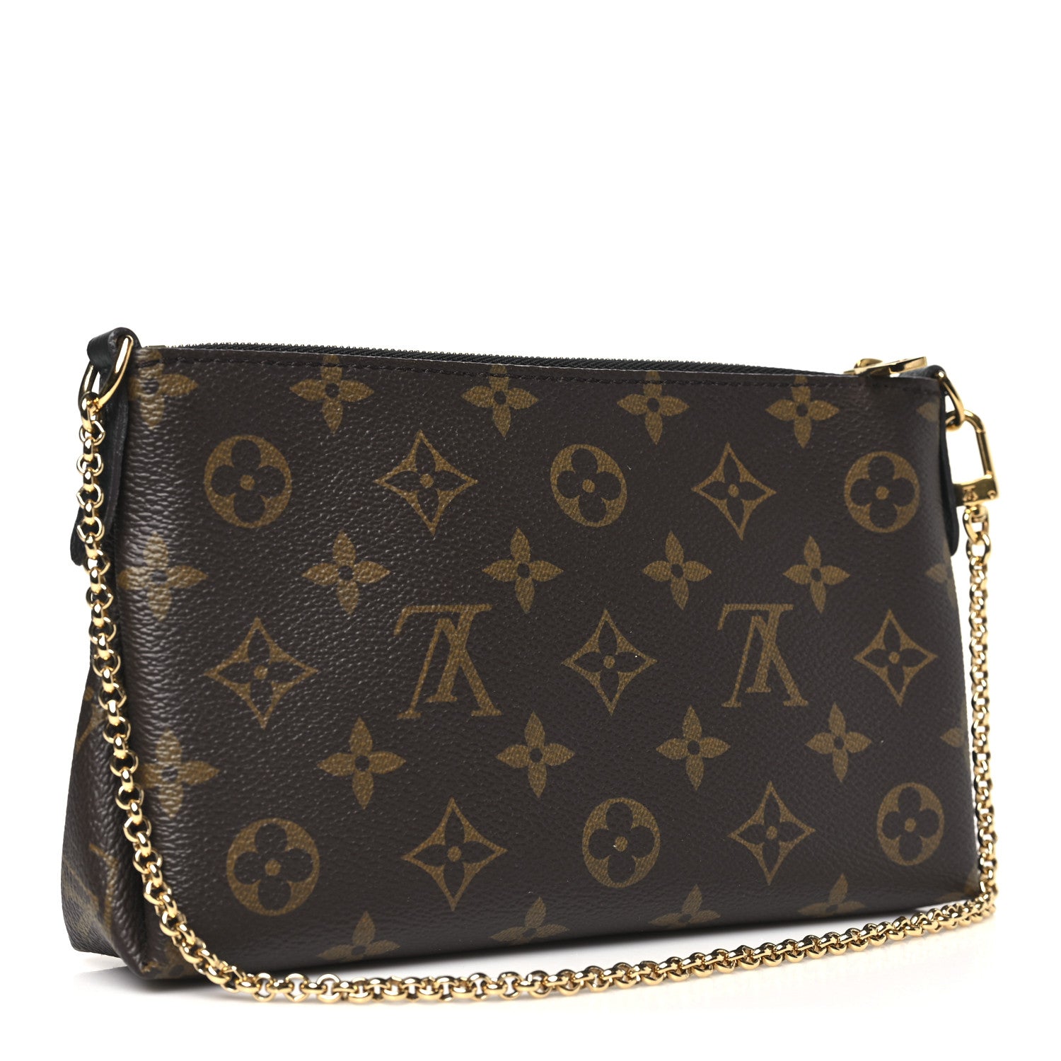 Louis Vuitton Monogram Pallas Clutch Blue Marine 3 of 10