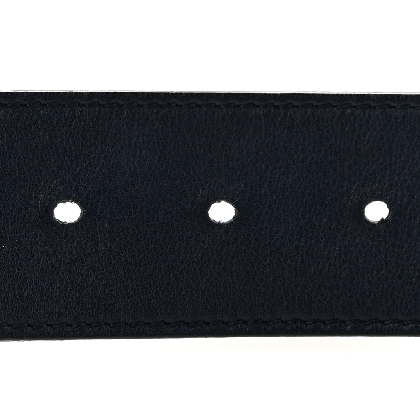 Moon Calfskin Nickel Double G 40mm Belt 85 34 Blue