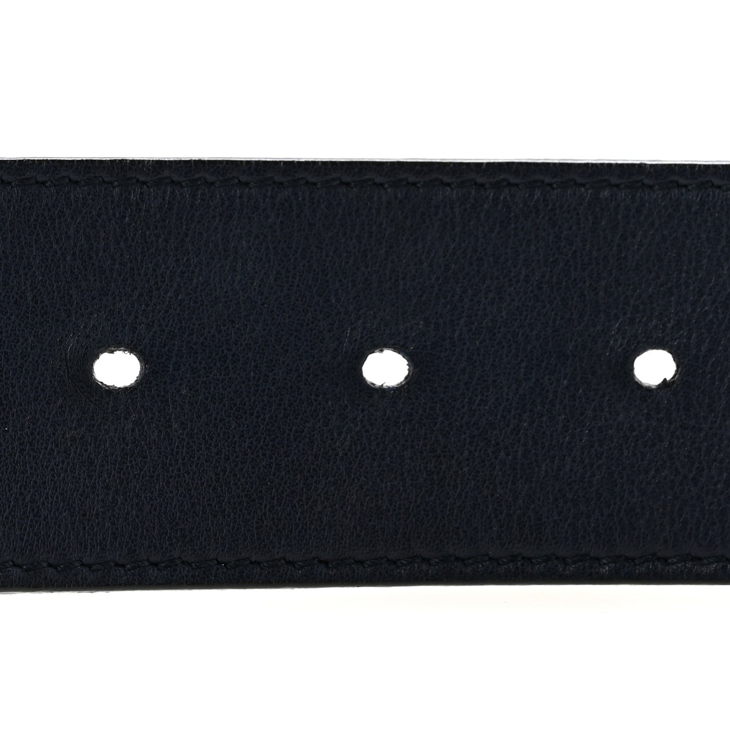 Gucci Moon Calfskin Nickel Double G 40mm Belt 85 34 Blue 3 of 8
