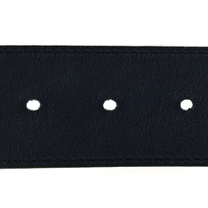 Gucci Moon Calfskin Nickel Double G 40mm Belt 85 34 Blue 3 of 8
