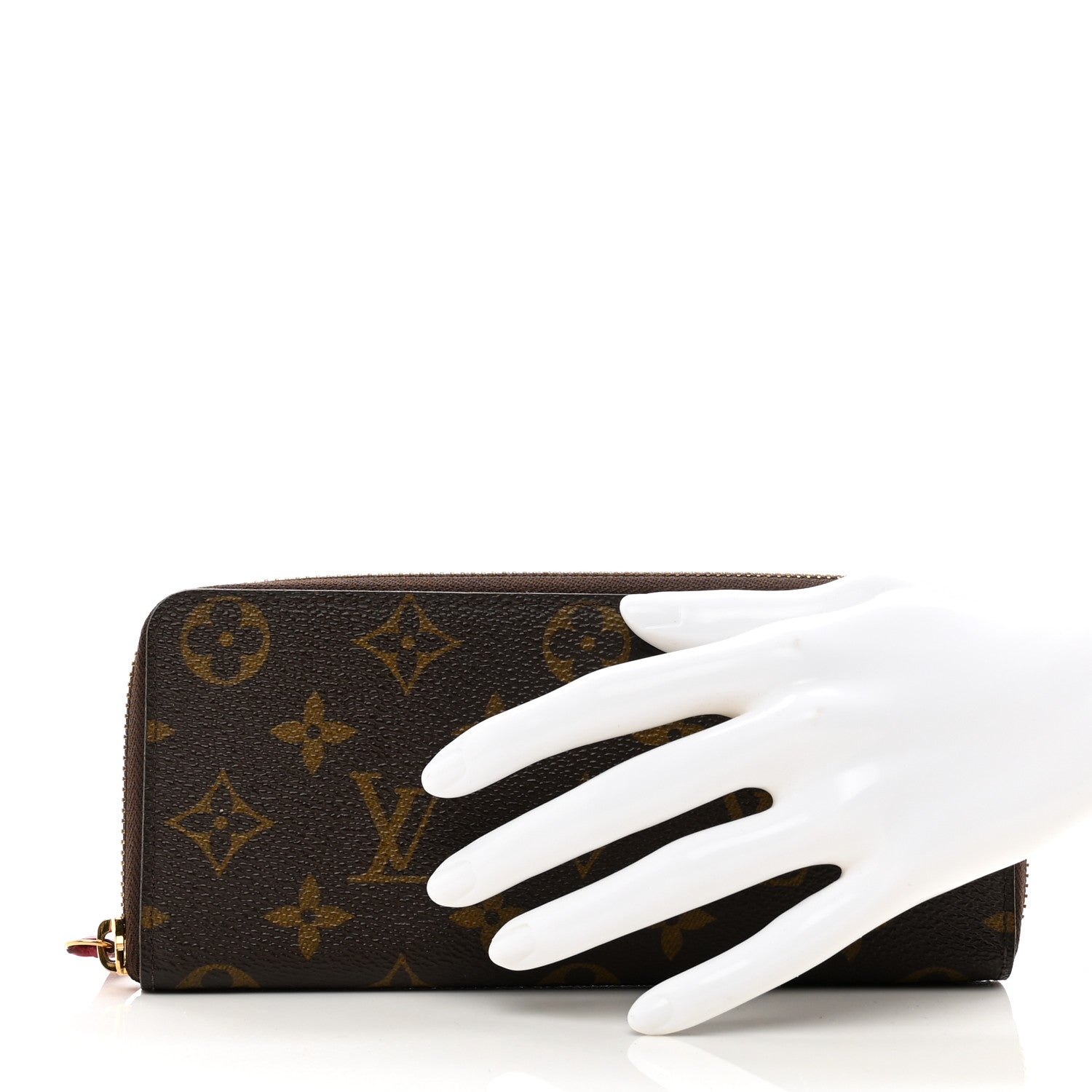 Louis Vuitton Monogram Clemence Wallet Fuchsia 2 of 7