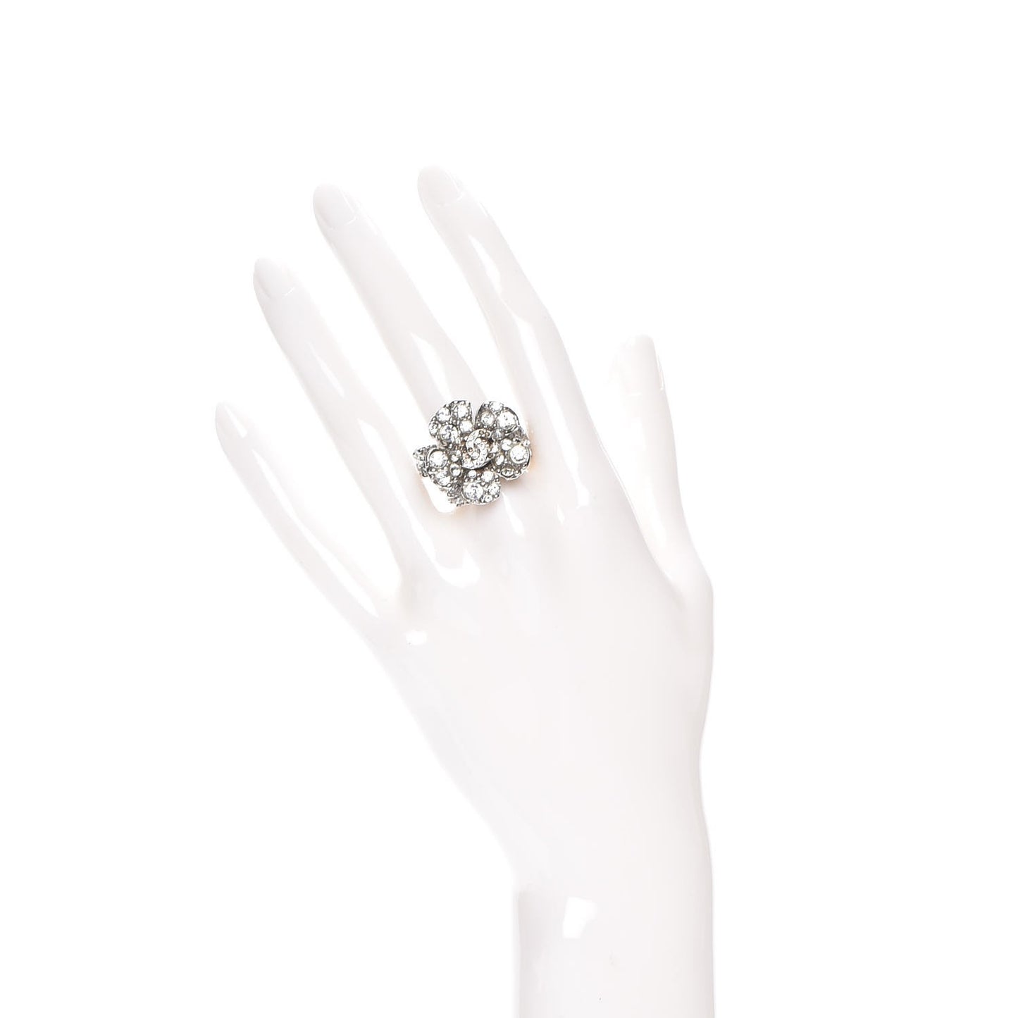 Swarovski Crystal Camellia Ring