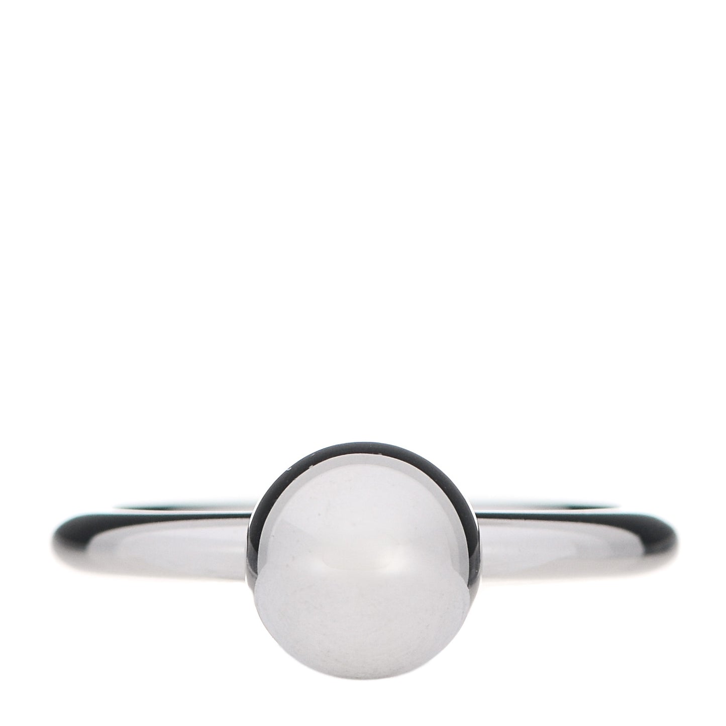 Sterling Silver 8mm HardWear Ball Ring 53 6.5