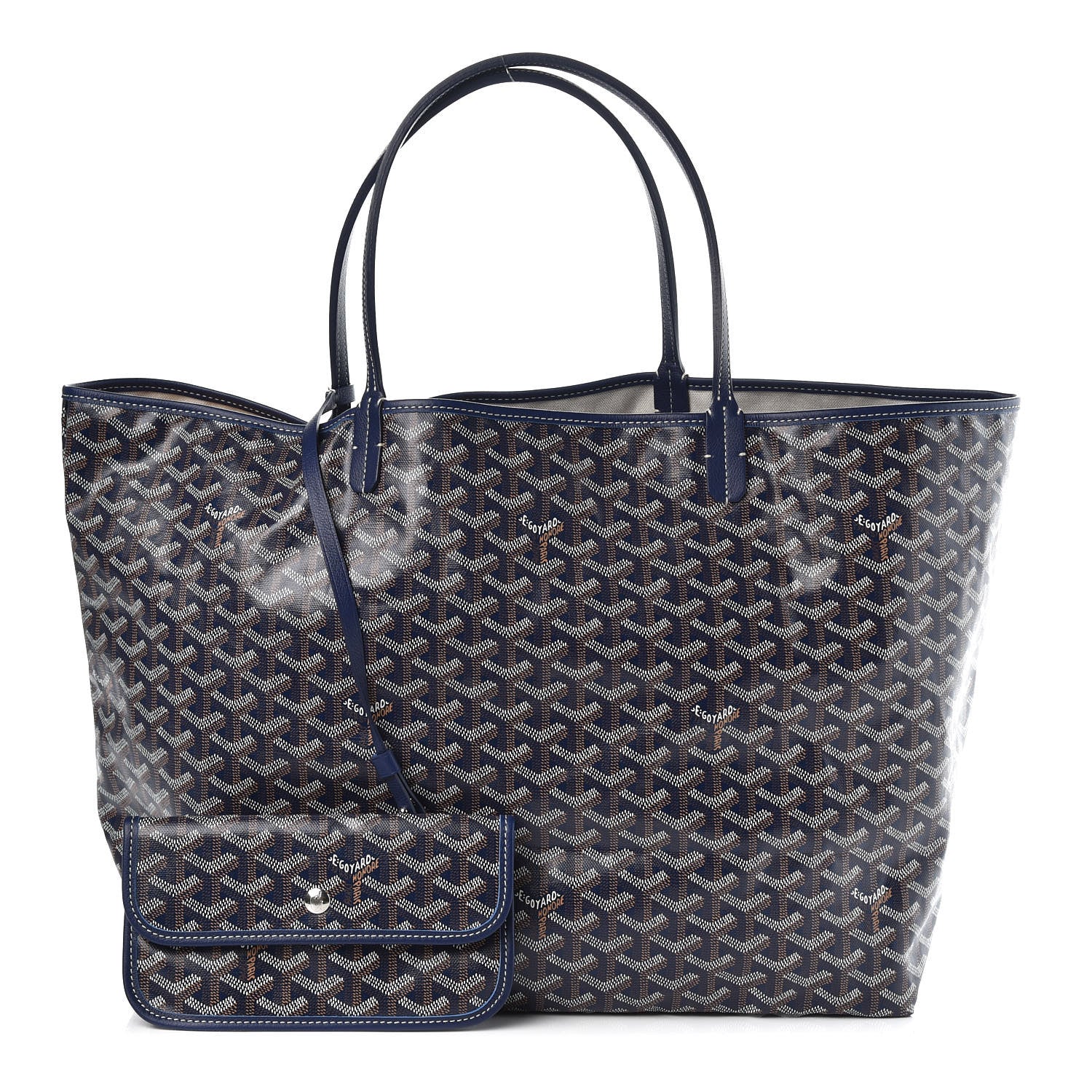 Goyard Goyardine Saint Louis GM Navy 1 of 9