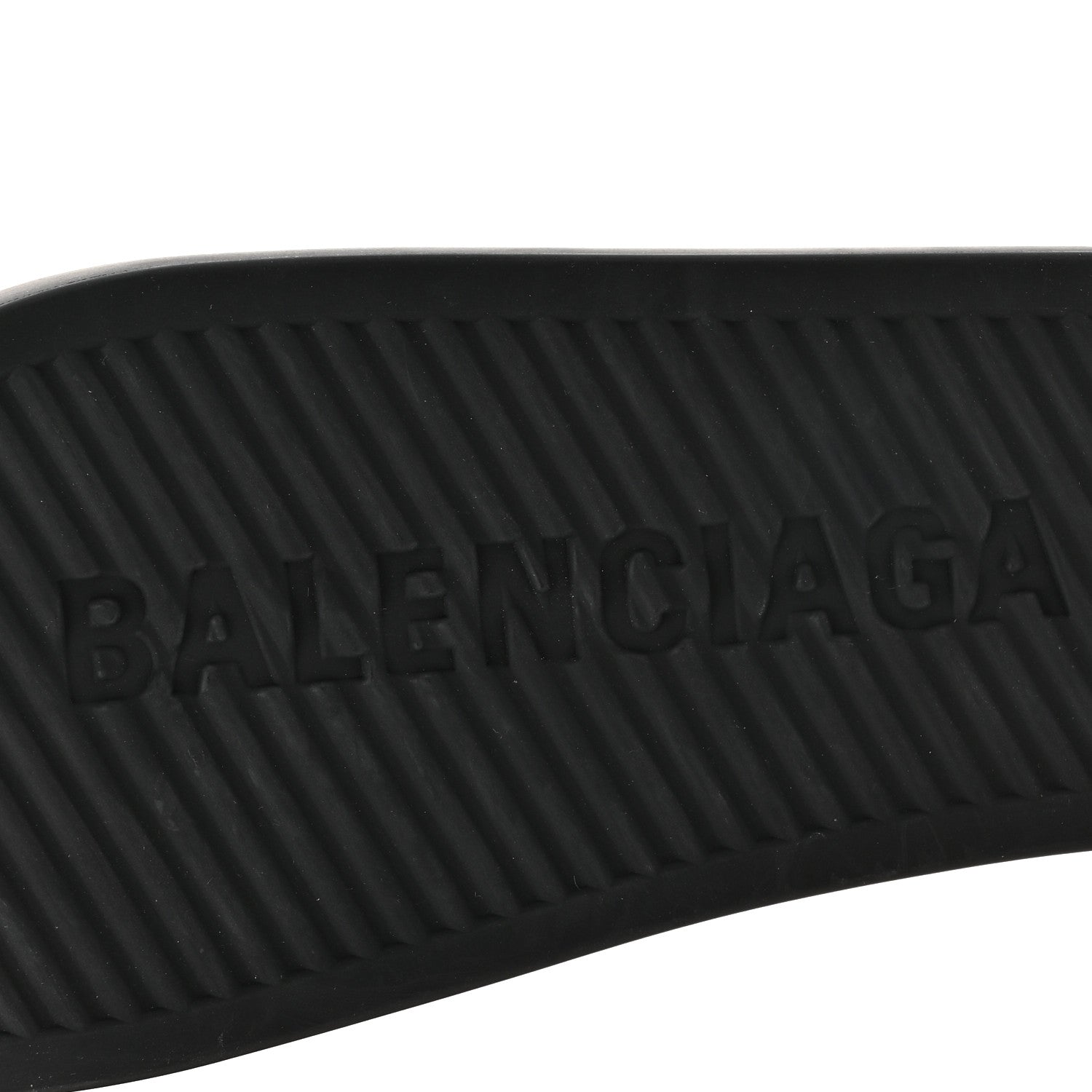 Balenciaga Rubber Chunky Platform Slide Sandals 35 Black 6 of 8