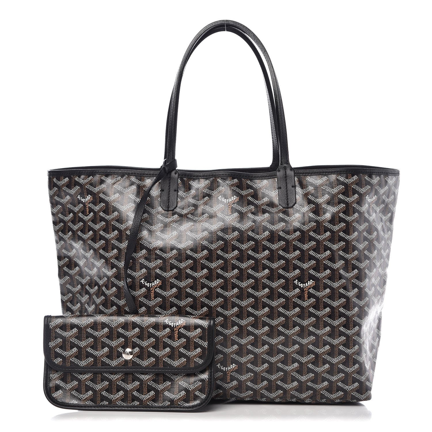 Goyard Goyardine Saint Louis PM Black 1 of 9