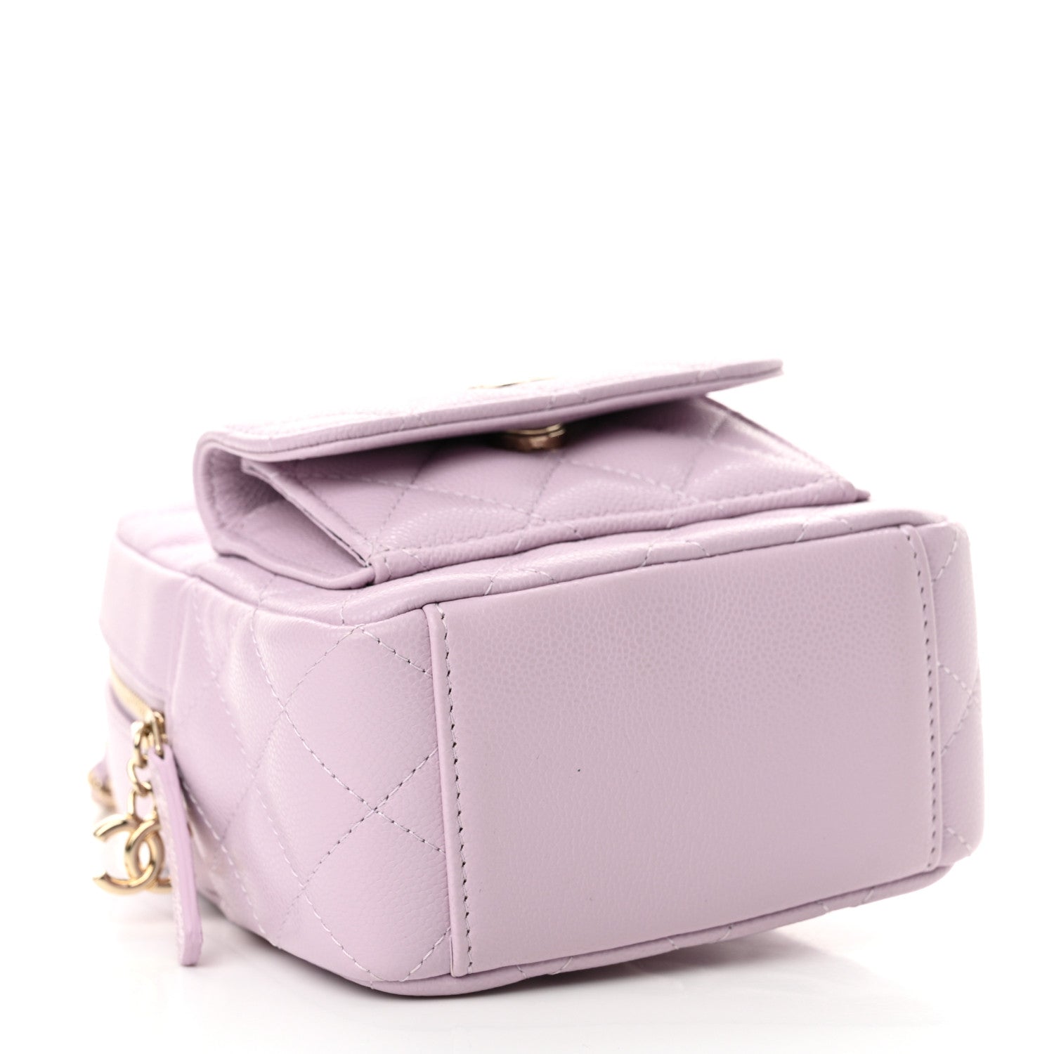 Chanel Caviar Quilted CC Mini Classic Backpack Lilac 4 of 11