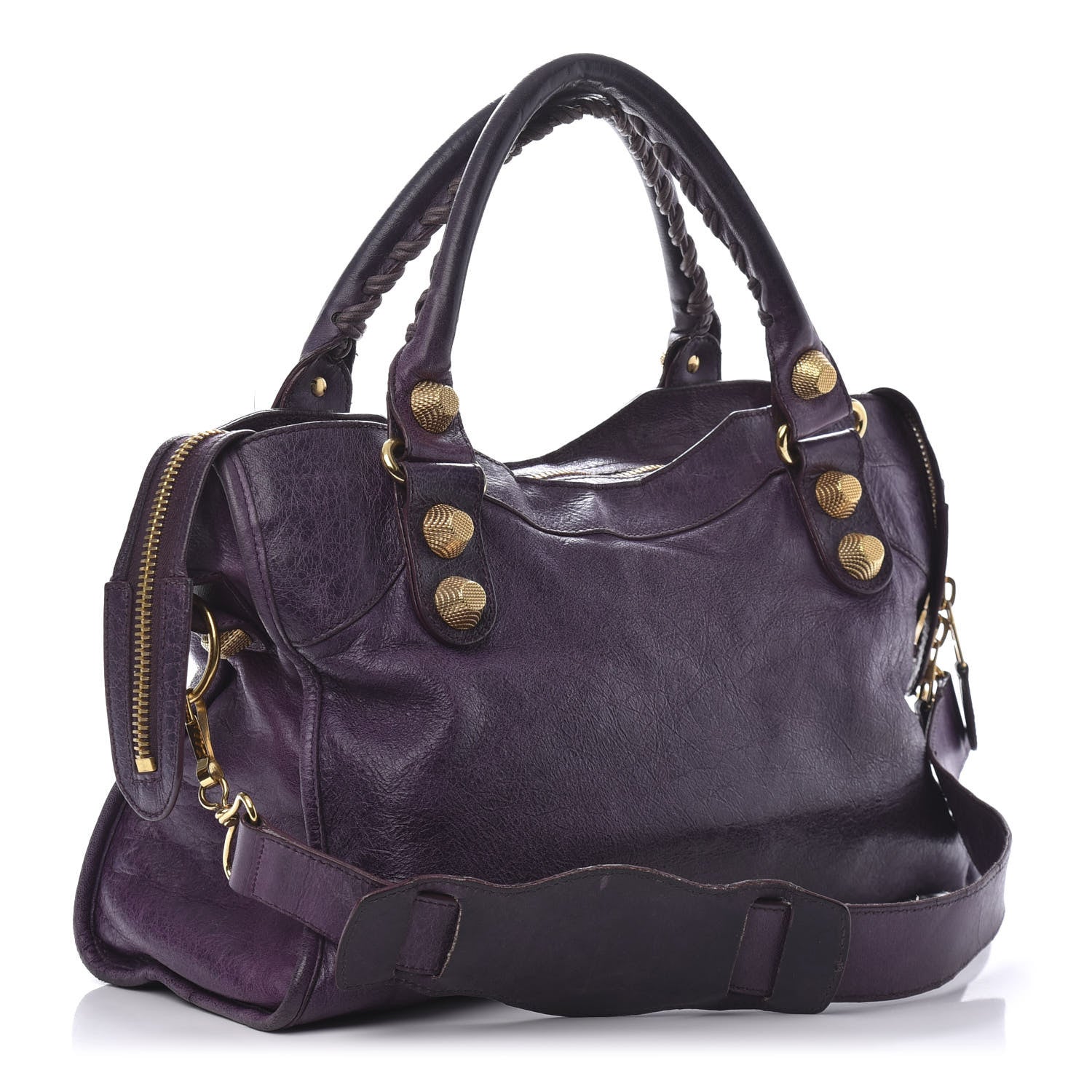 Balenciaga Agneau Giant 21 Gold Hardware City Raisin 3 of 14