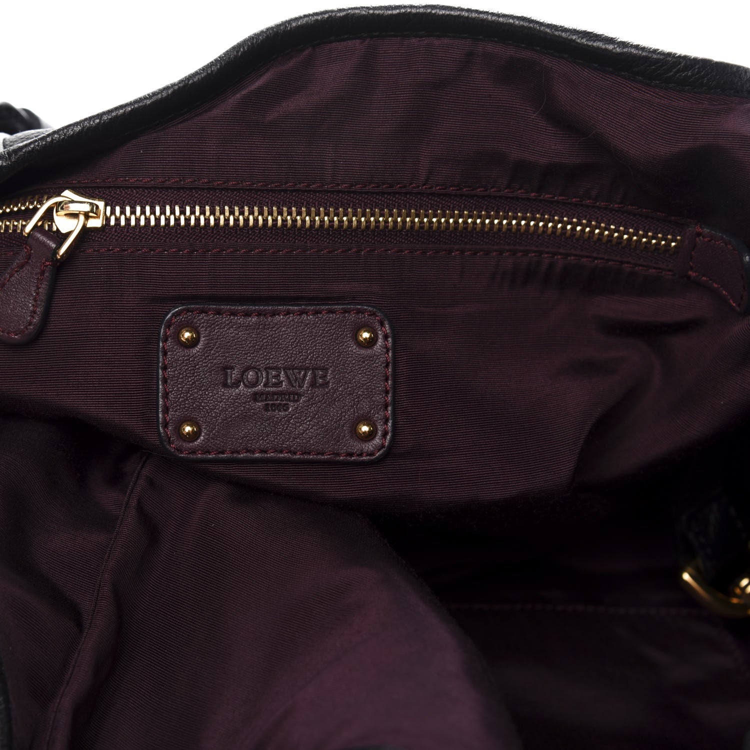 Loewe Calfskin Calle Hobo Black 8 of 9