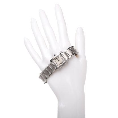 Cartier Stainless Steel 20mm Tank Francaise Quartz Watch 2 of 7