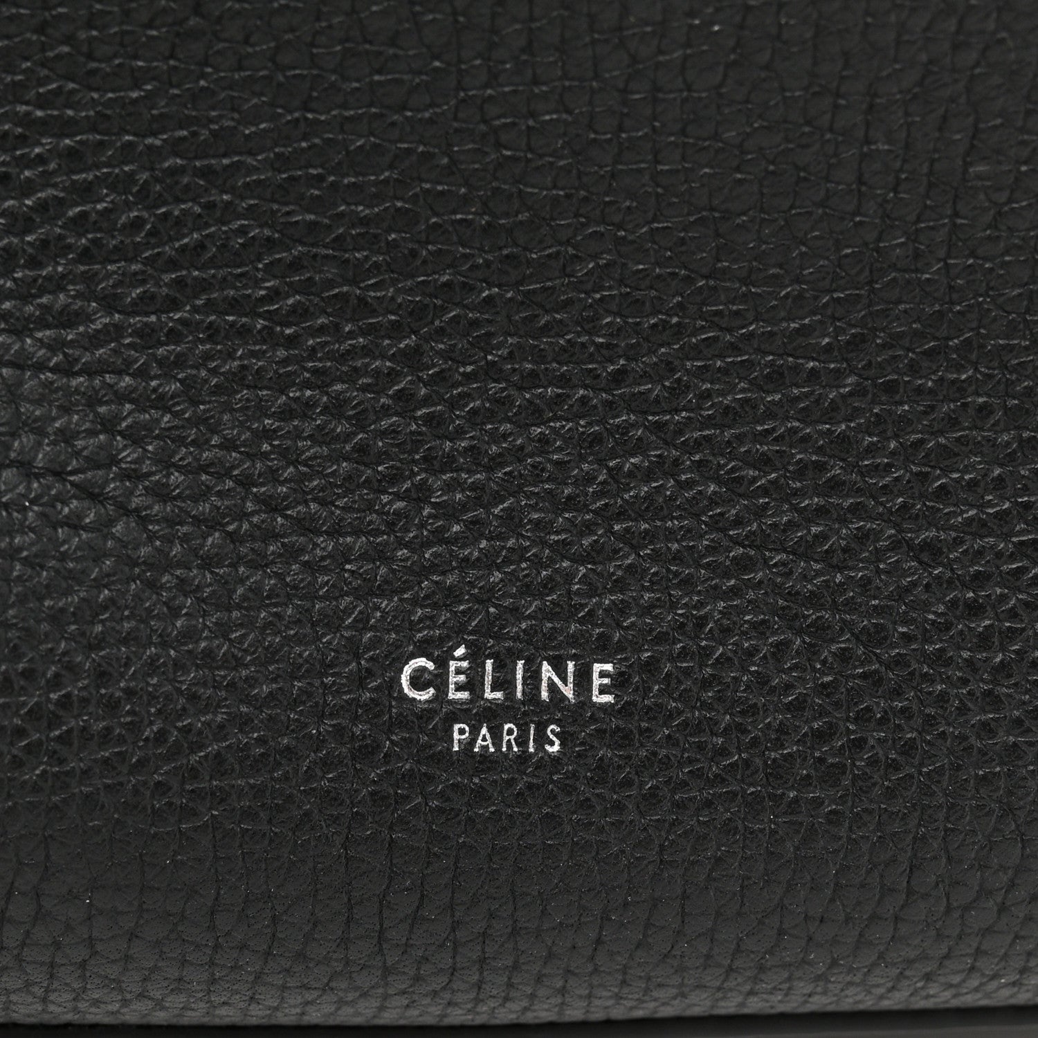 Celine Supple Grained Calfskin Small Long Strap Big Bag Black 6 of 16
