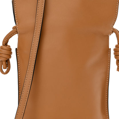 Loewe Calfskin Mini Drawstring Flamenco Knot Crossbody Bag Warm Desert 8 of 10