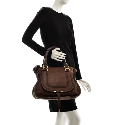 Chloe Calfskin Medium Marcie Satchel Ebony 2 of 9