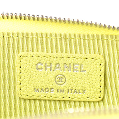 Chanel Caviar Key Holder Case Light Pink Light Green 6 of 8