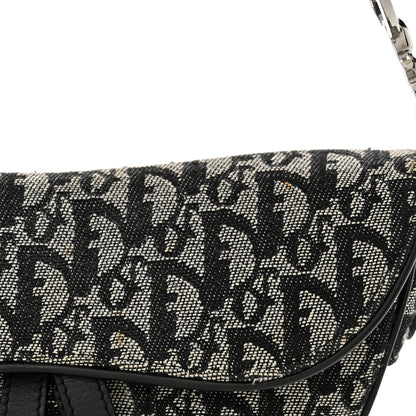 Christian Dior Monogram Saddle Bag Blue 11 of 11