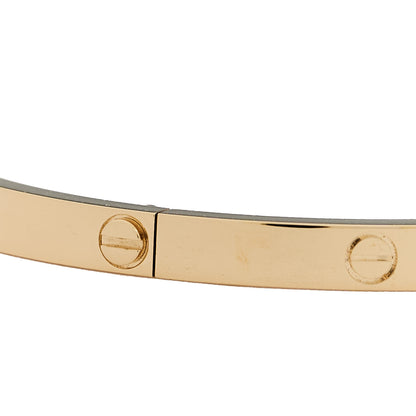 Cartier 18K Yellow Gold Small LOVE Bracelet 16 7 of 10