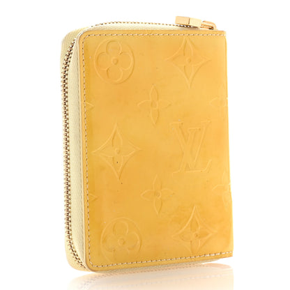 Louis Vuitton Vernis Broome Zip Wallet Jaune Passion 3 of 8