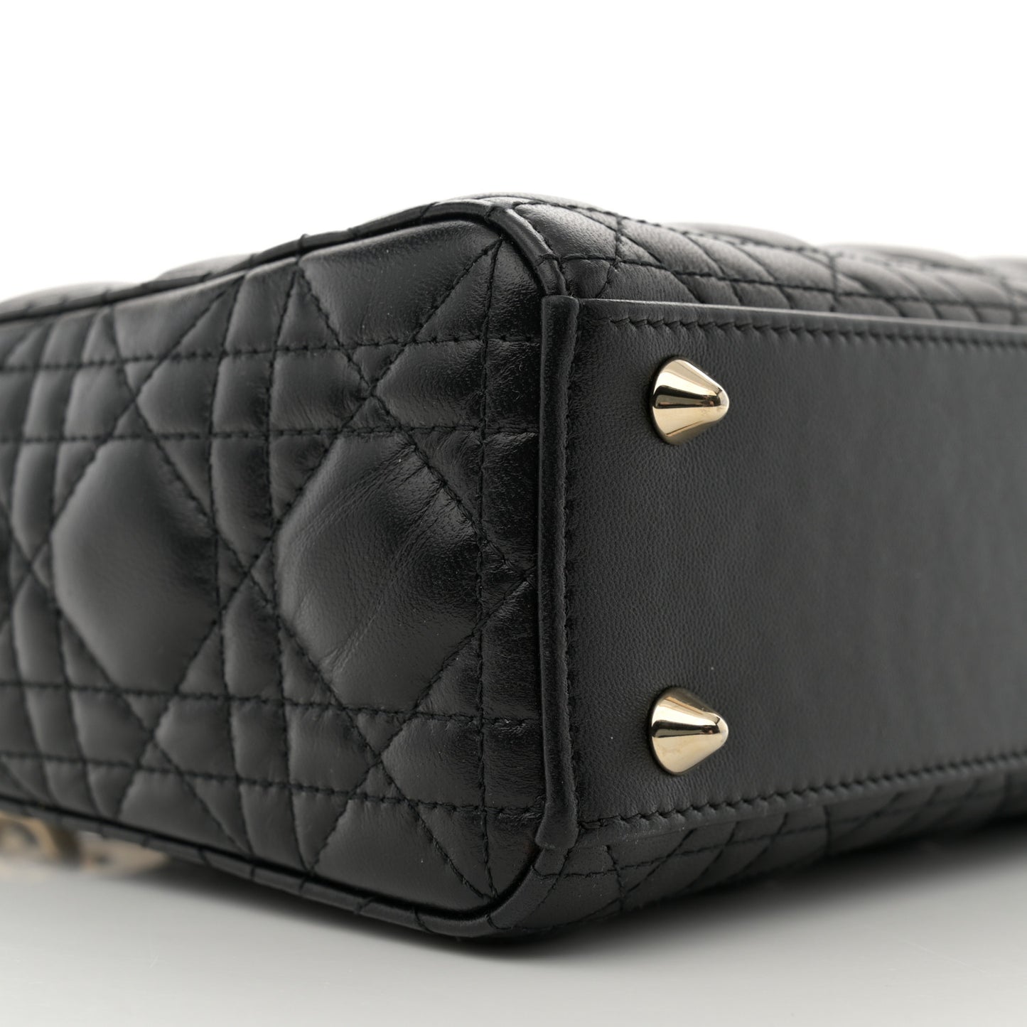 Lambskin Cannage Small My ABCDior Lady Dior Black