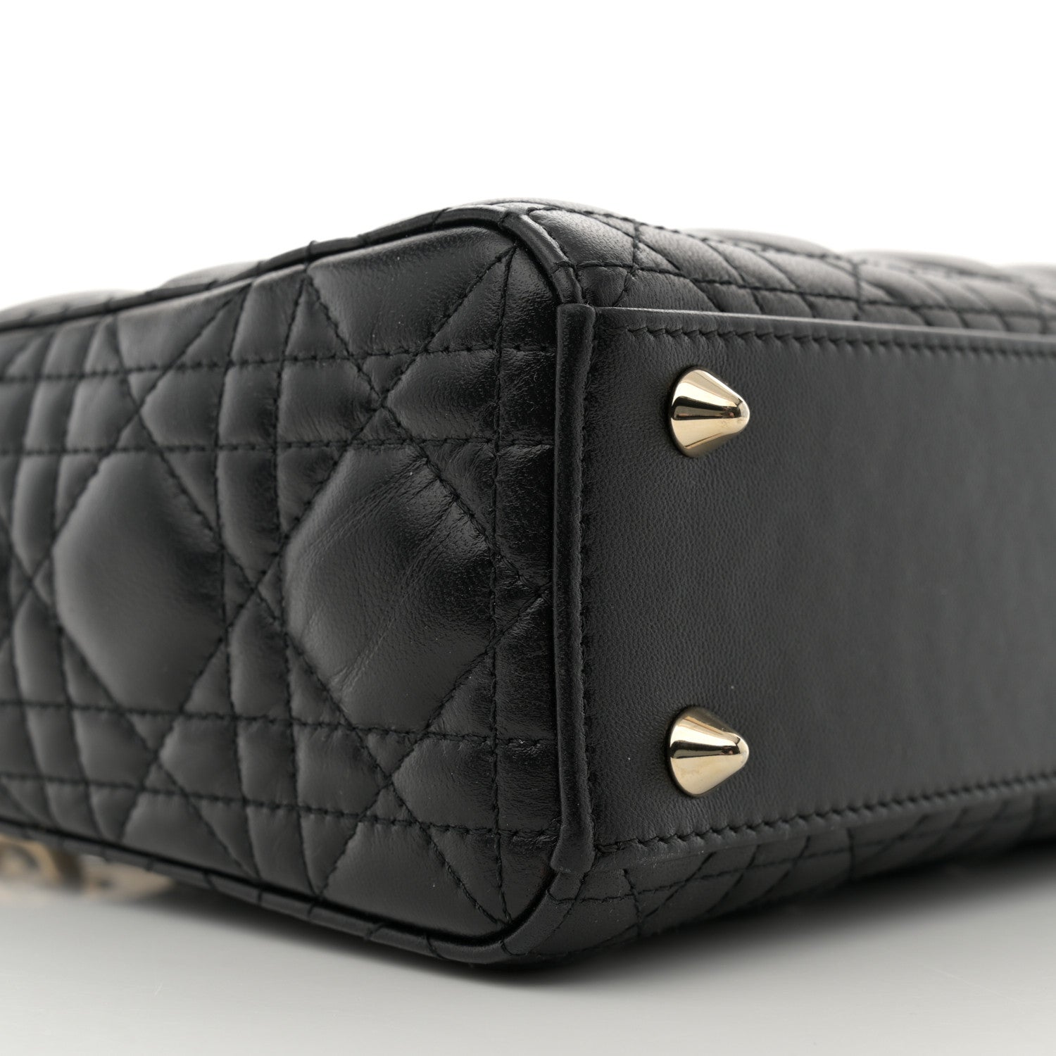 Christian Dior Lambskin Cannage Small My ABCDior Lady Dior Black 9 of 12