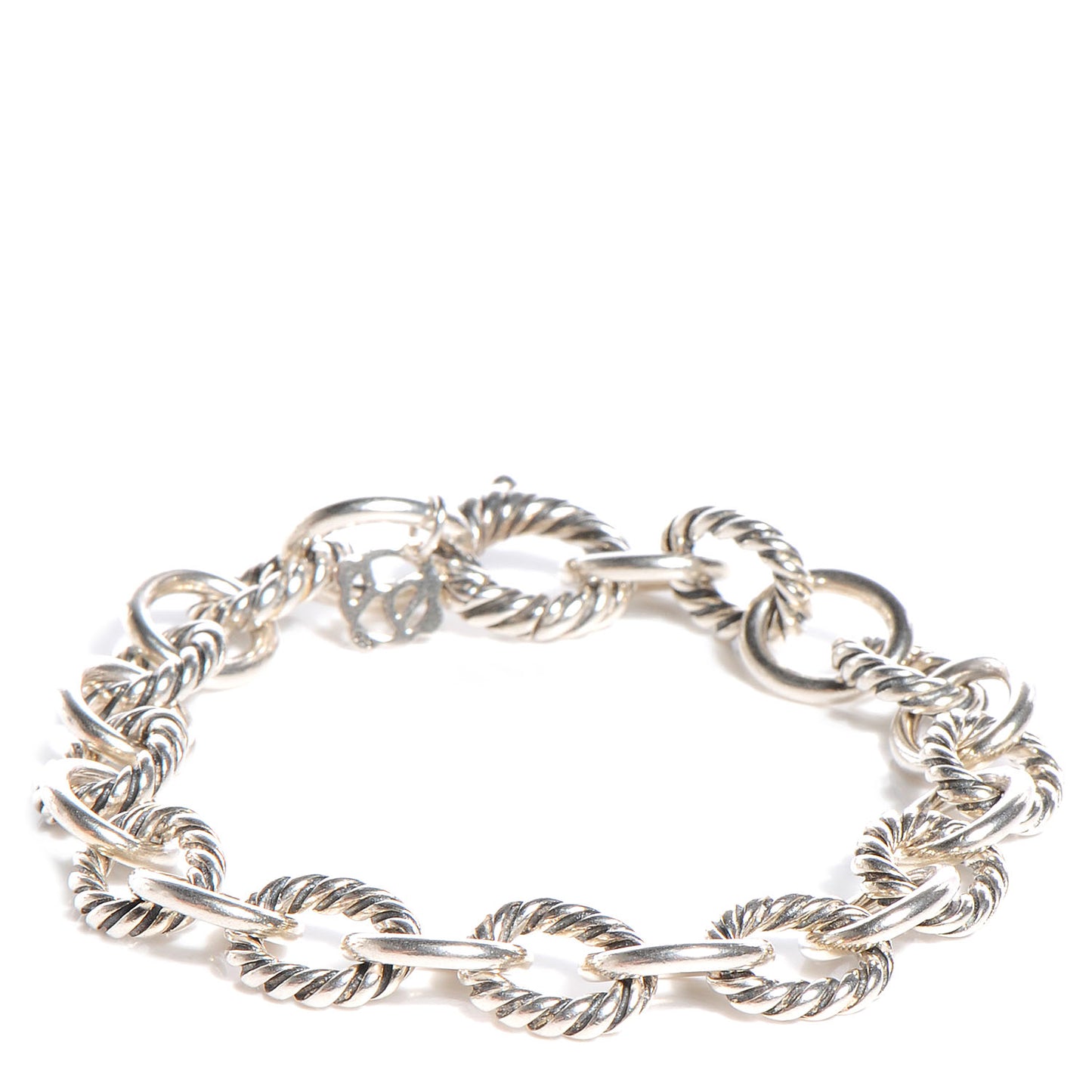Sterling Silver 10mm Medium Oval Link Bracelet