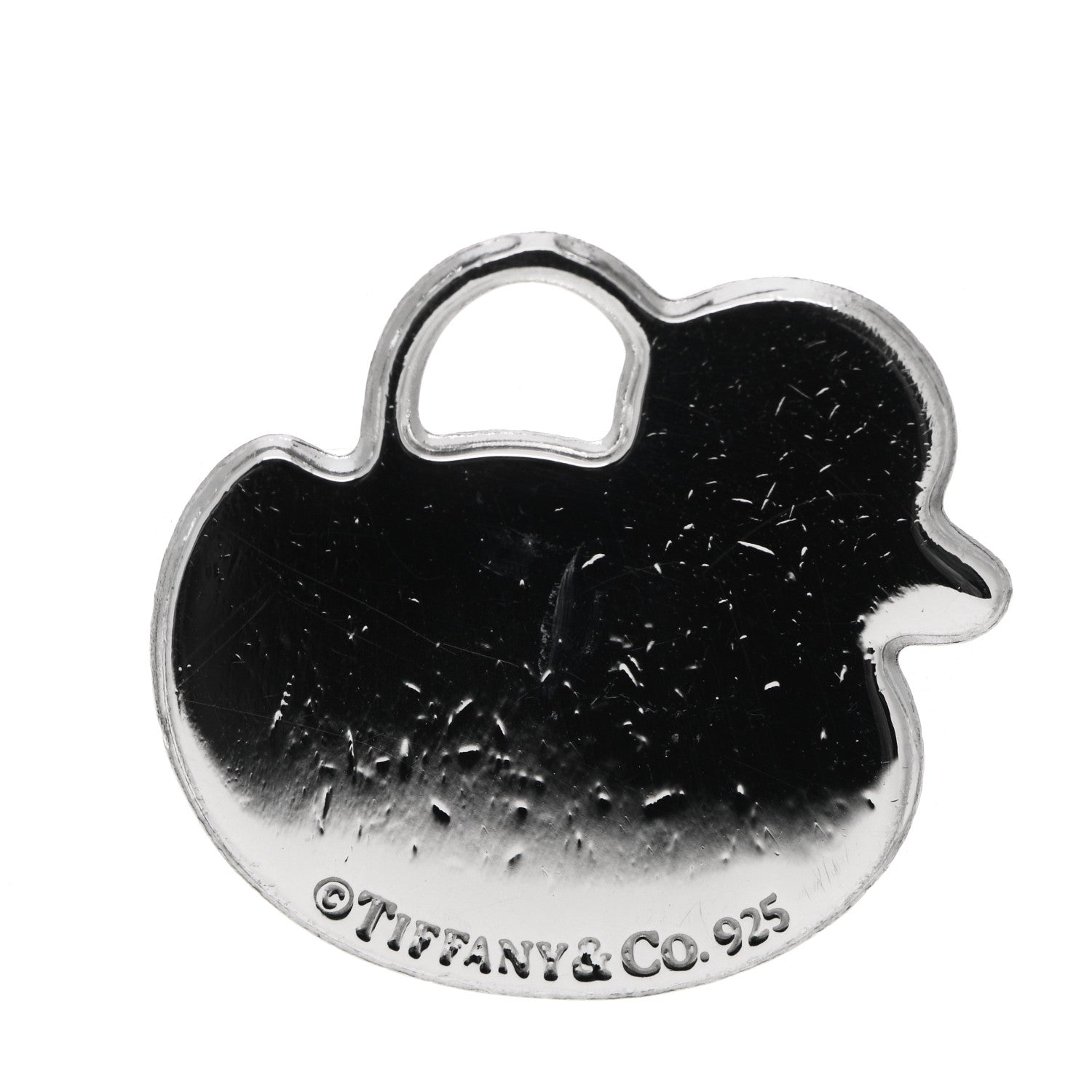 Tiffany Sterling Silver Duck Charm Pendant 4 of 5