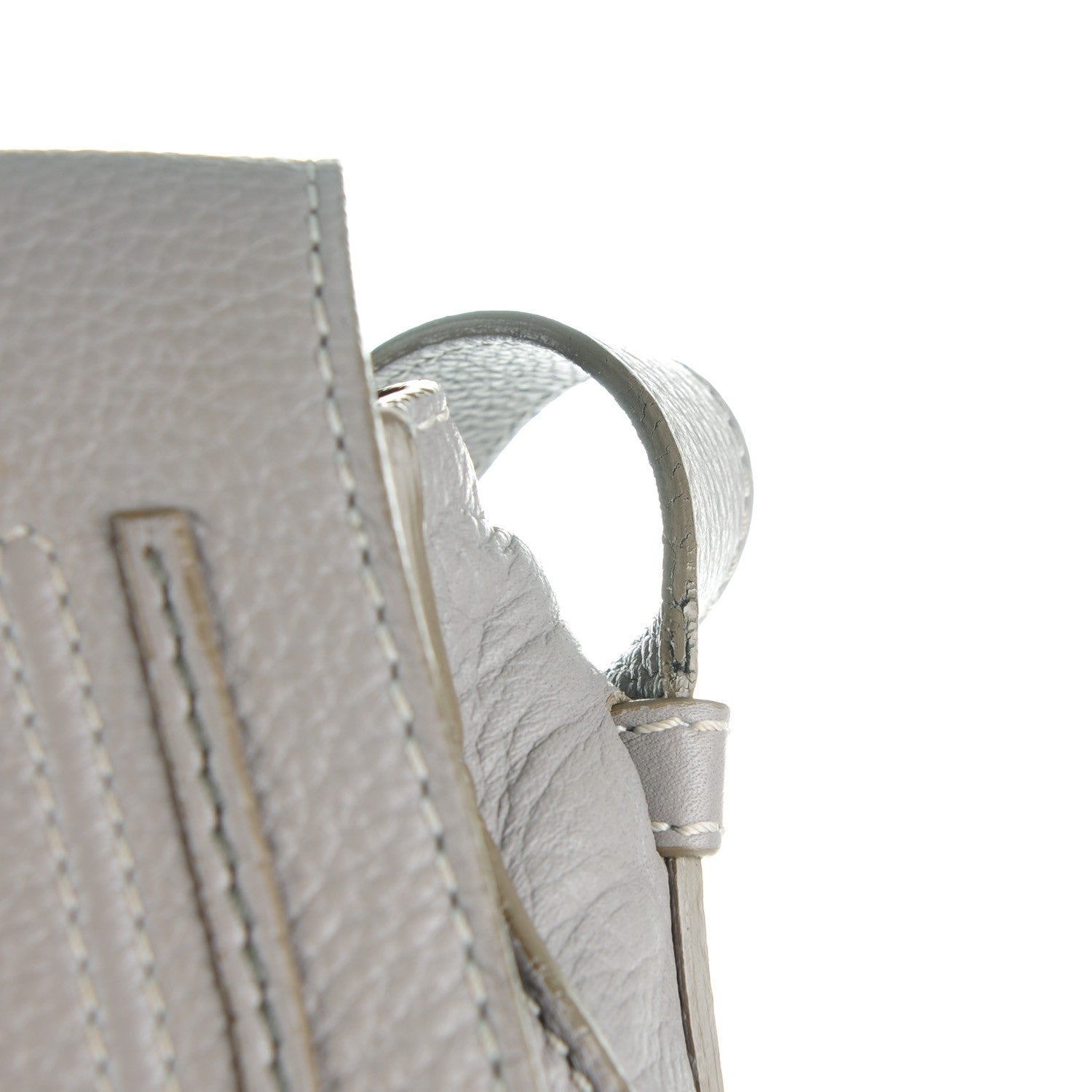 Chloe Calfskin Medium Marcie Round Crossbody Bag Cashmere Grey 10 of 12