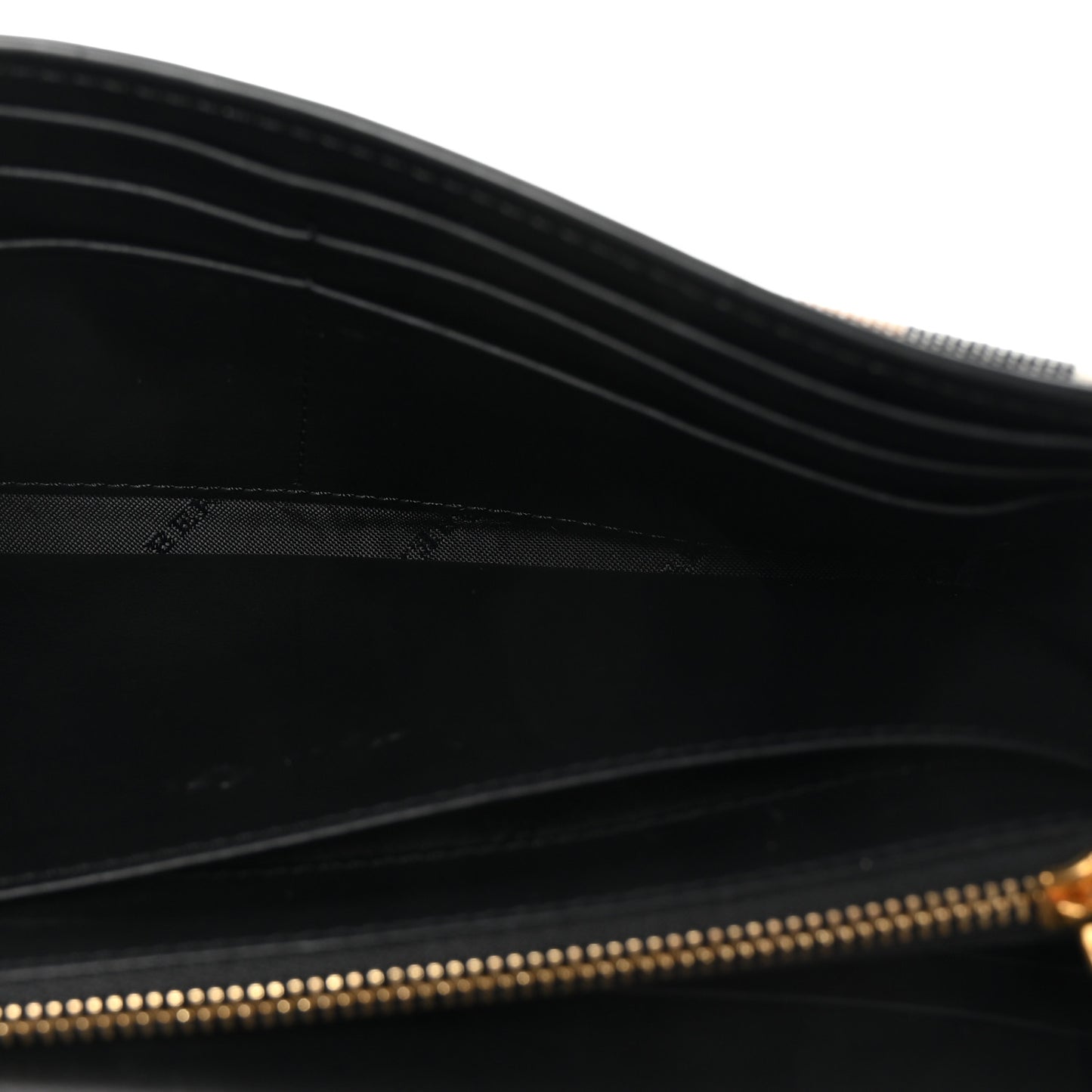 Grainy Calfskin House Check Henley Wallet On Chain Black