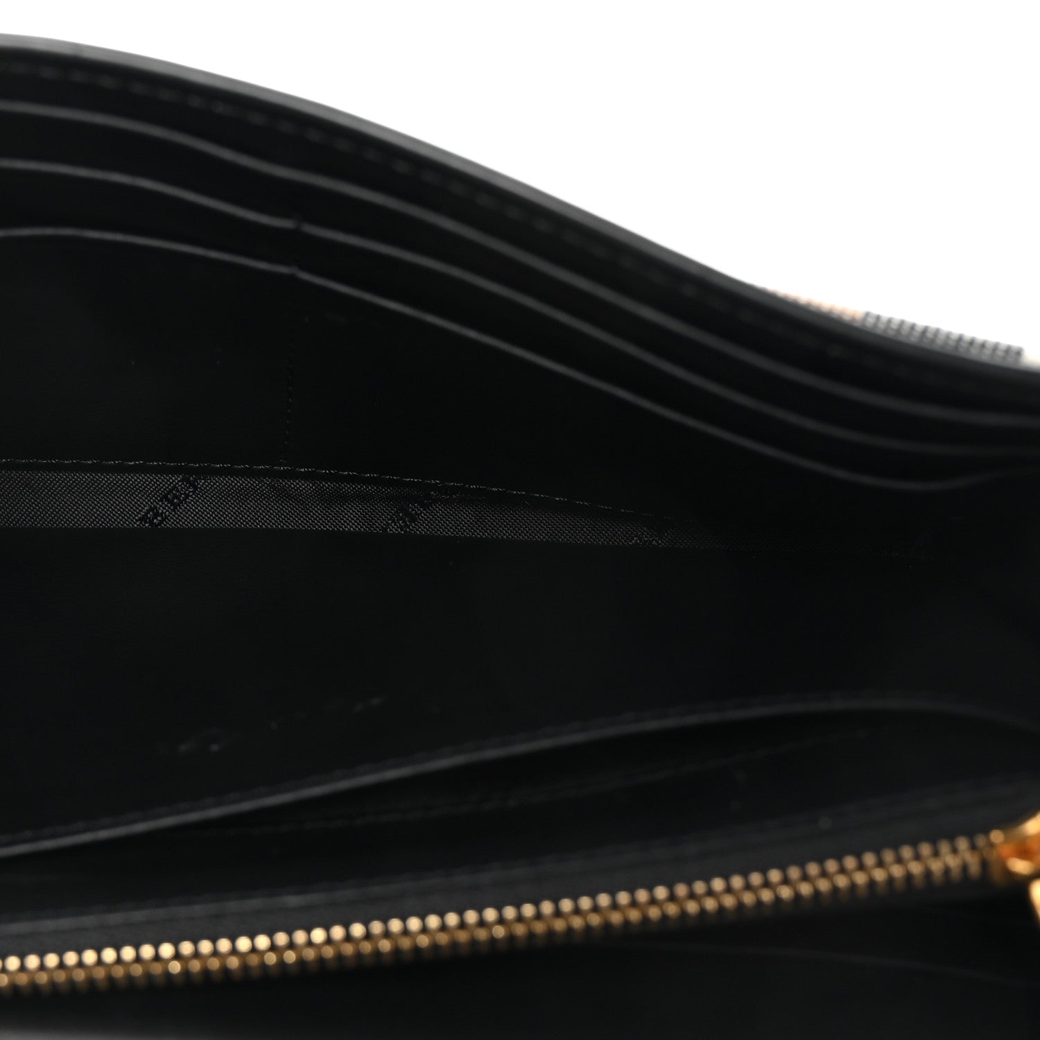 Burberry Grainy Calfskin House Check Henley Wallet On Chain Black 5 of 9