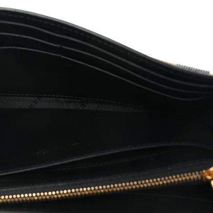 Burberry Grainy Calfskin House Check Henley Wallet On Chain Black 5 of 9