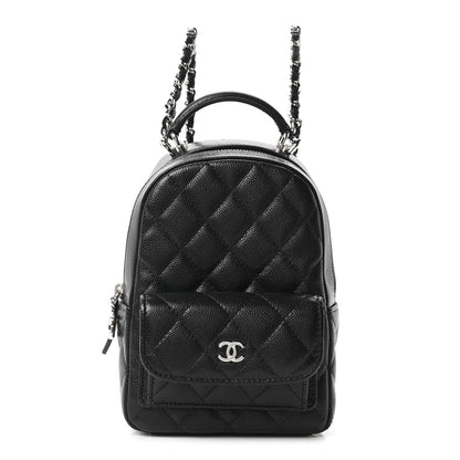 Chanel Caviar Quilted CC Mini Classic Backpack Black 1 of 10