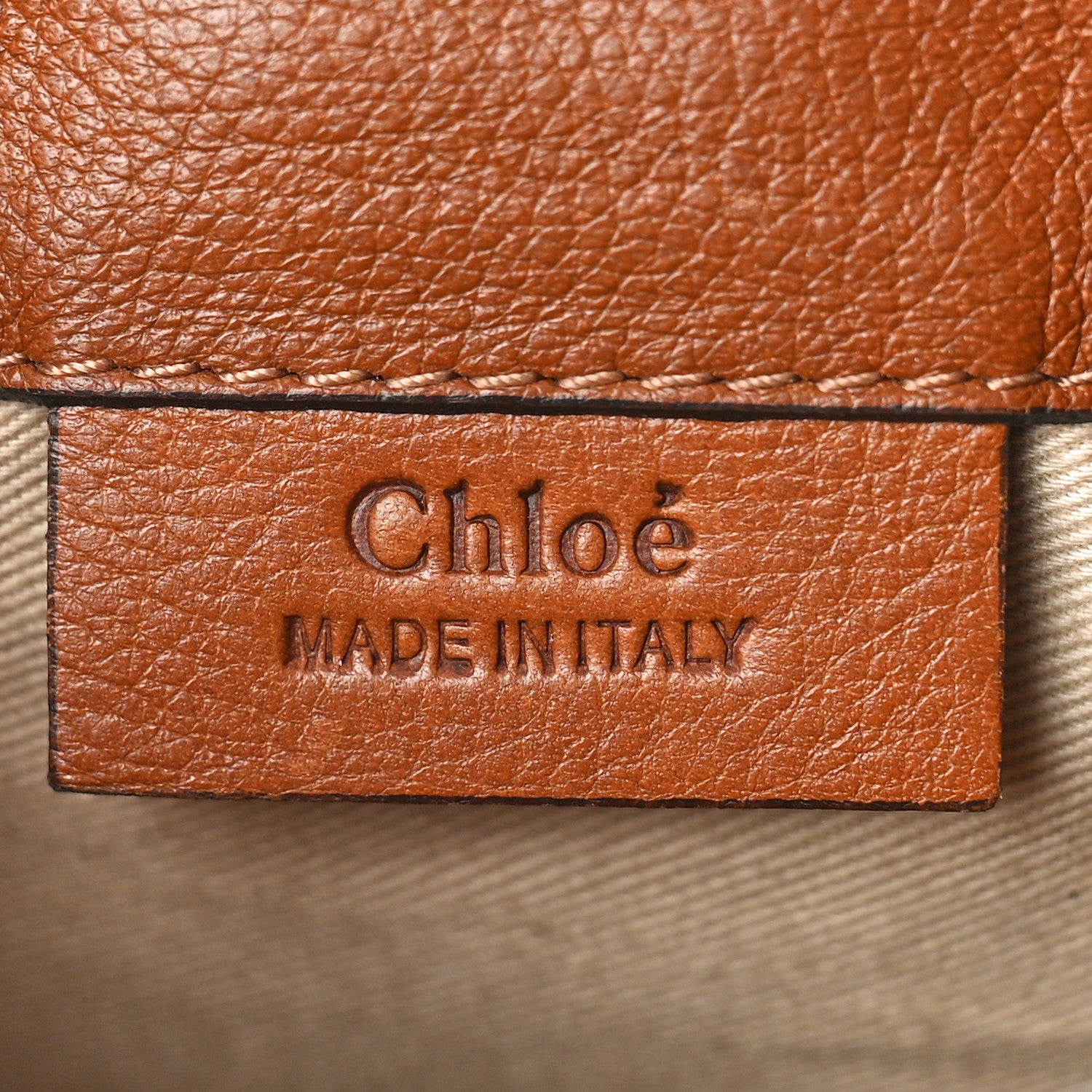 Chloe Suede Calfskin Mini Faye Backpack Tan 6 of 9