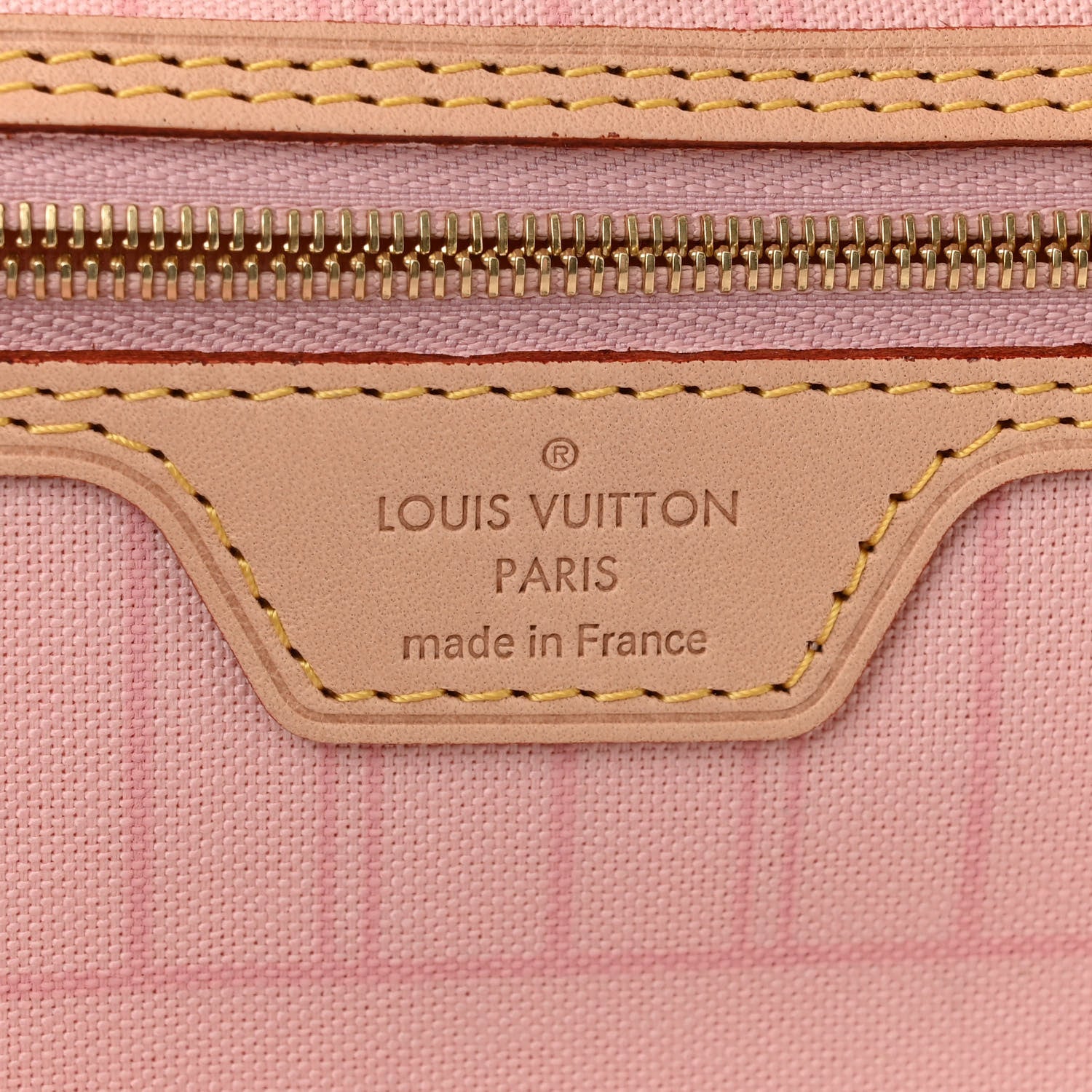 Louis Vuitton Damier Azur Neo Neverfull MM Rose Ballerine 7 of 10