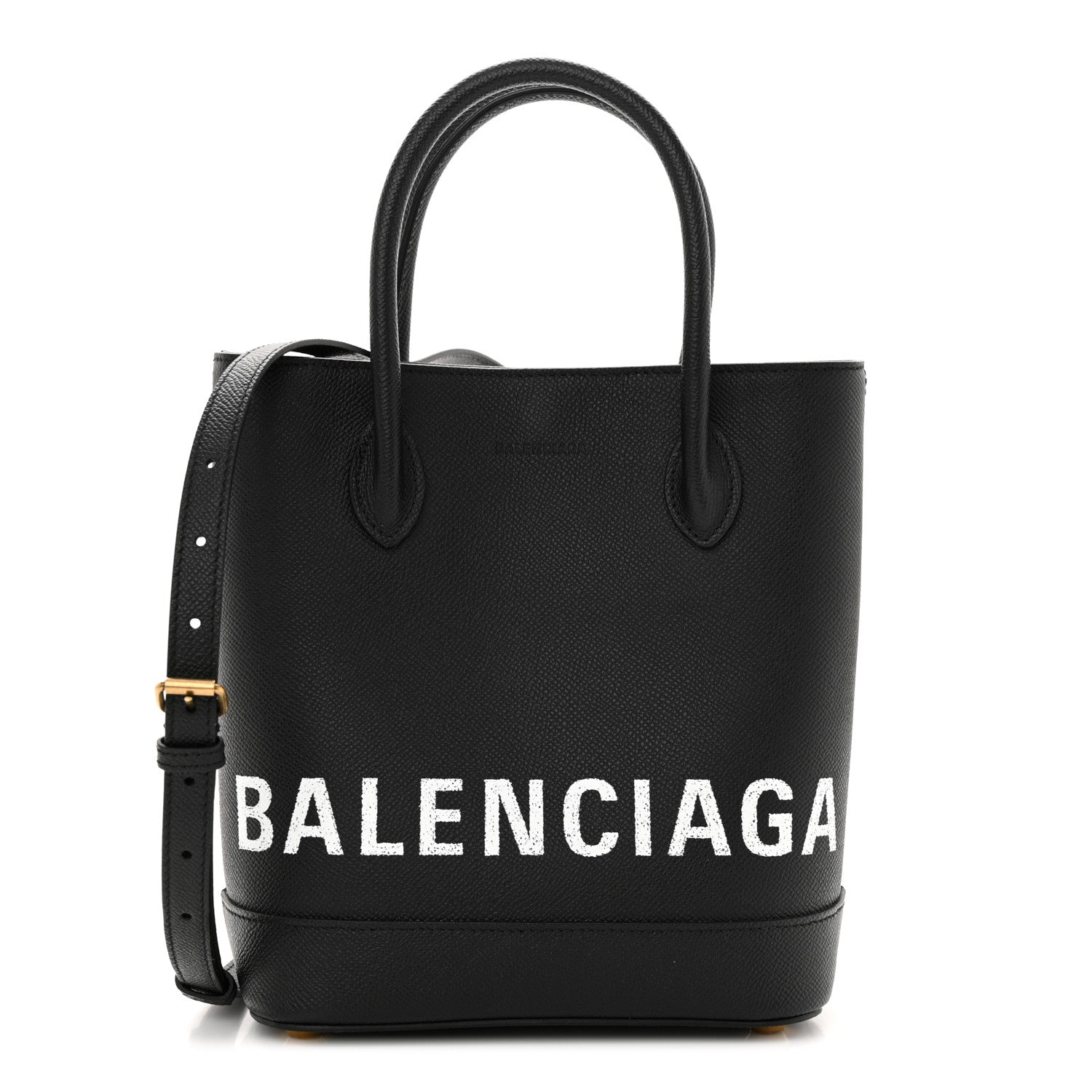 Balenciaga Grained Calfskin Ville Aj Tote XXS Black 1 of 10