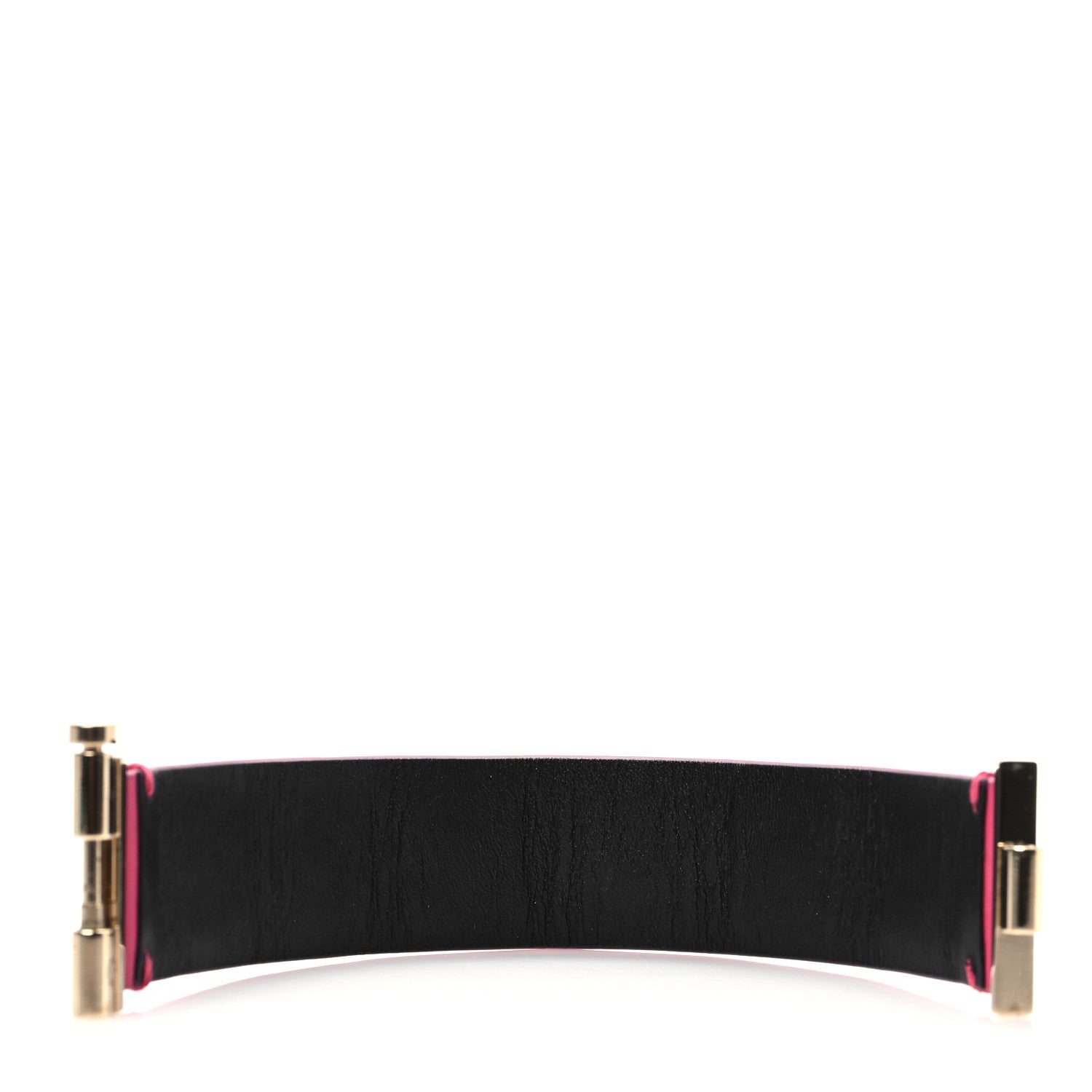 Chanel Crystal Lambskin Cha-Nel Logo Cuff S Pink 5 of 6