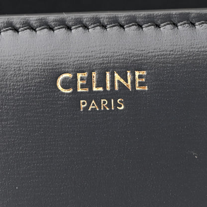 Celine Shiny Calfskin Teen Triomphe Dark Grey 7 of 11
